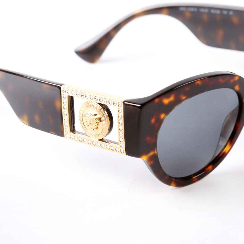 MOD4438-B Medusa Cat Eye Sunglasses Brown/Gold
