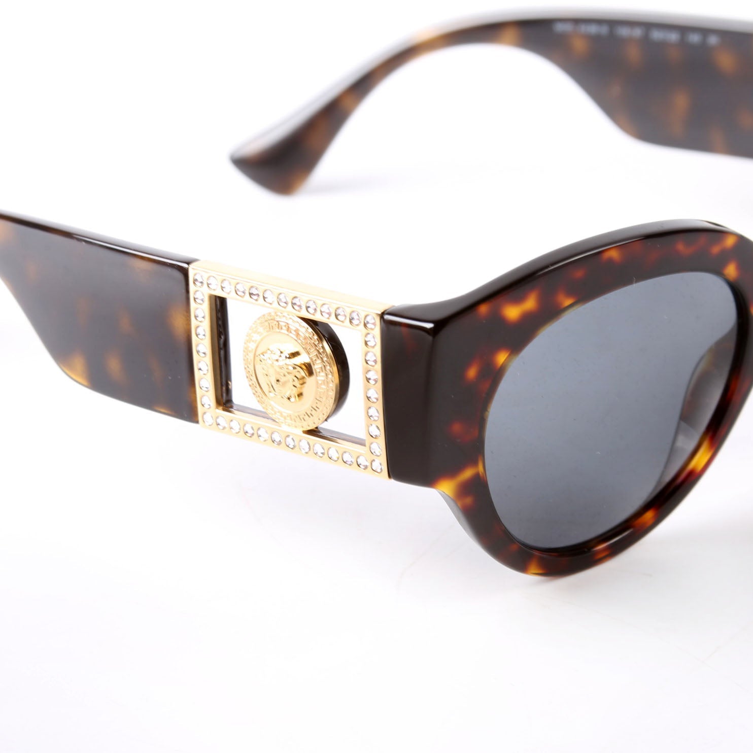 MOD4438-B Medusa Cat Eye Sunglasses Brown/Gold