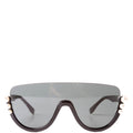 Fendi FF0296/S Pearl Shield Sunglasses Black/Pearl