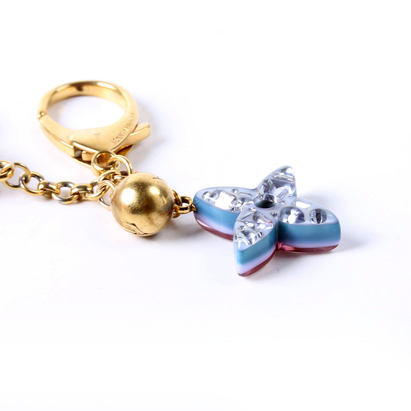 Glam Flower Resin Charm Gold/Multicolor