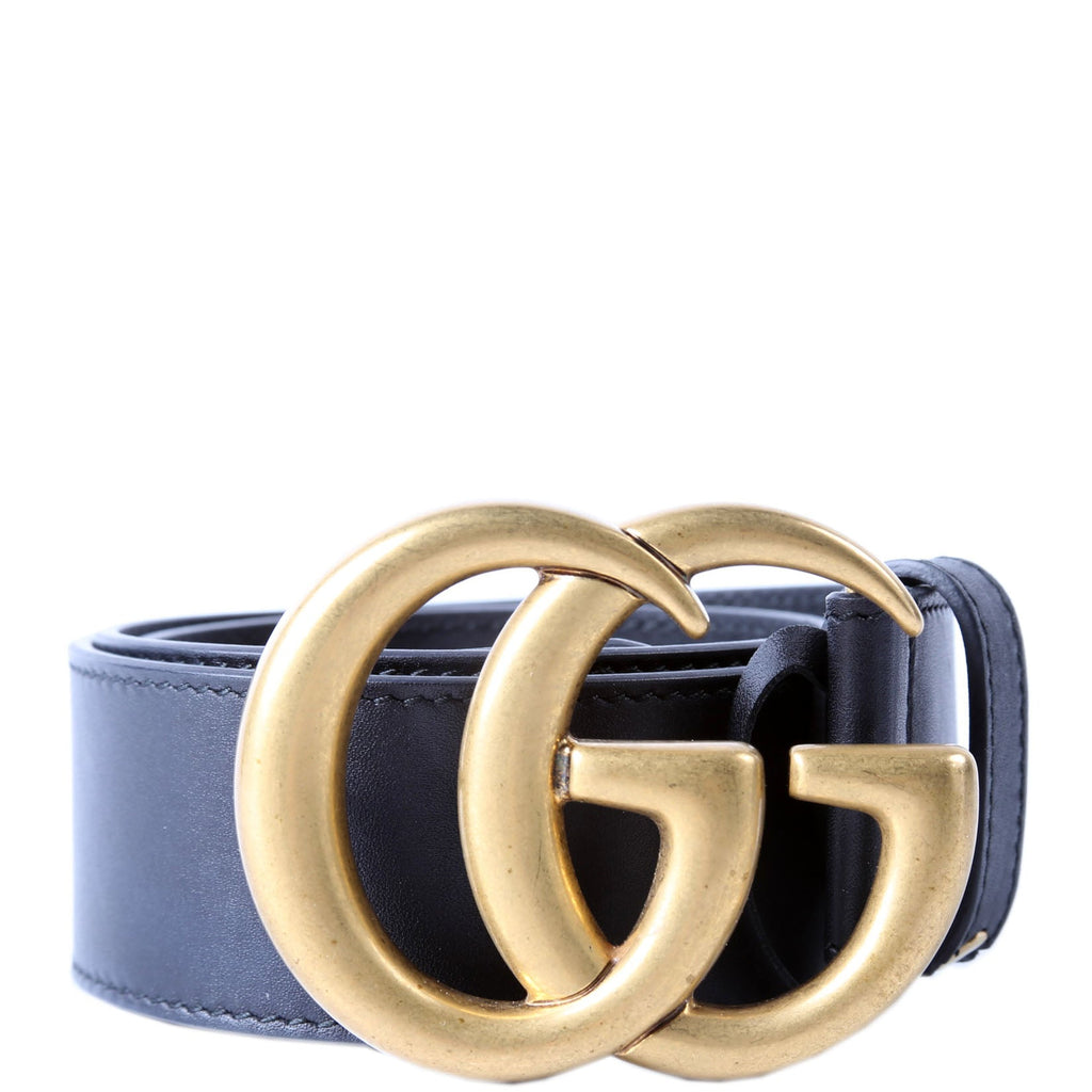 Gucci 400593 Marmont GG Leather Belt Size 70/28 Black