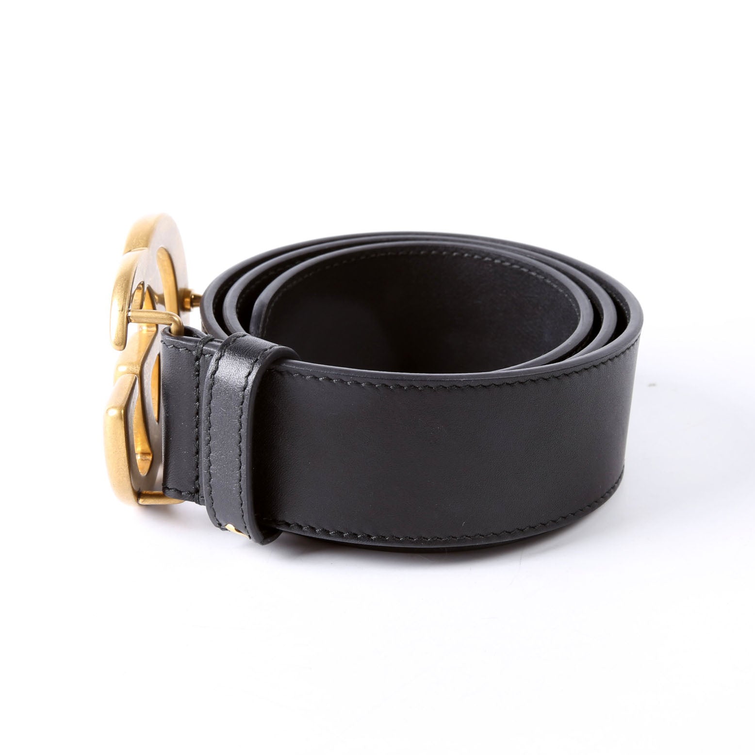 Gucci 400593 Marmont GG Leather Belt Size 70/28 Black