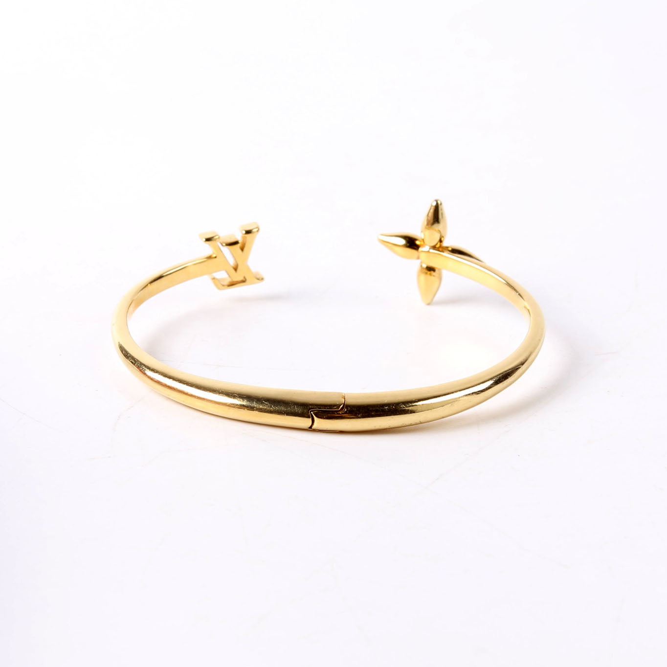 Louisette Signature Bracelet Size M Gold/Pink