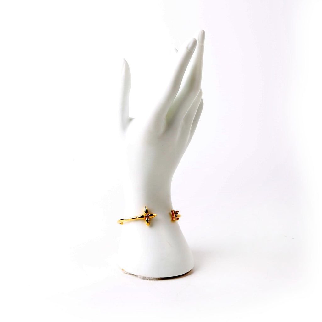 Louisette Signature Bracelet Size M Gold/Pink