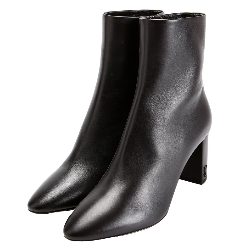 SAINT LAURENT LouLou Ankle Zip Booties Size 39