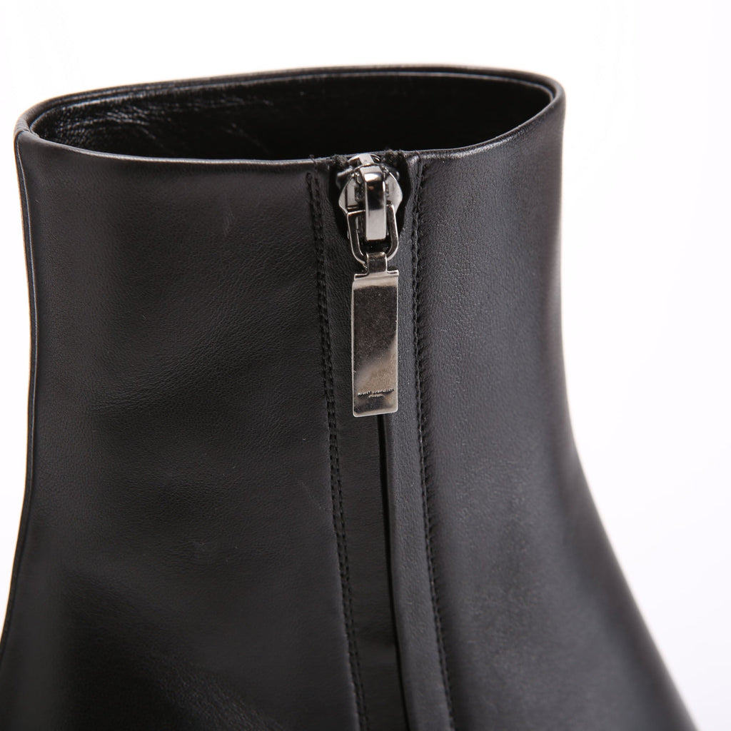 SAINT LAURENT LouLou Ankle Zip Booties Size 39