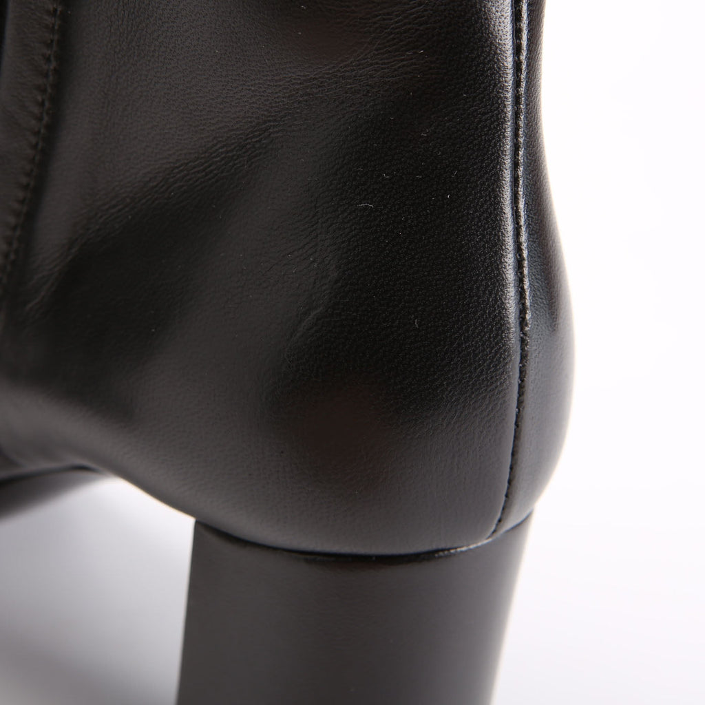 SAINT LAURENT LouLou Ankle Zip Booties Size 39