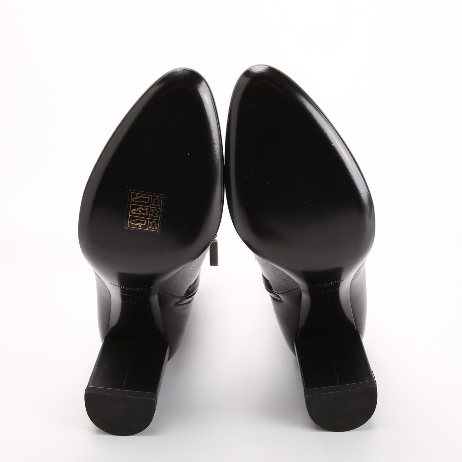 SAINT LAURENT LouLou Ankle Zip Booties Size 39