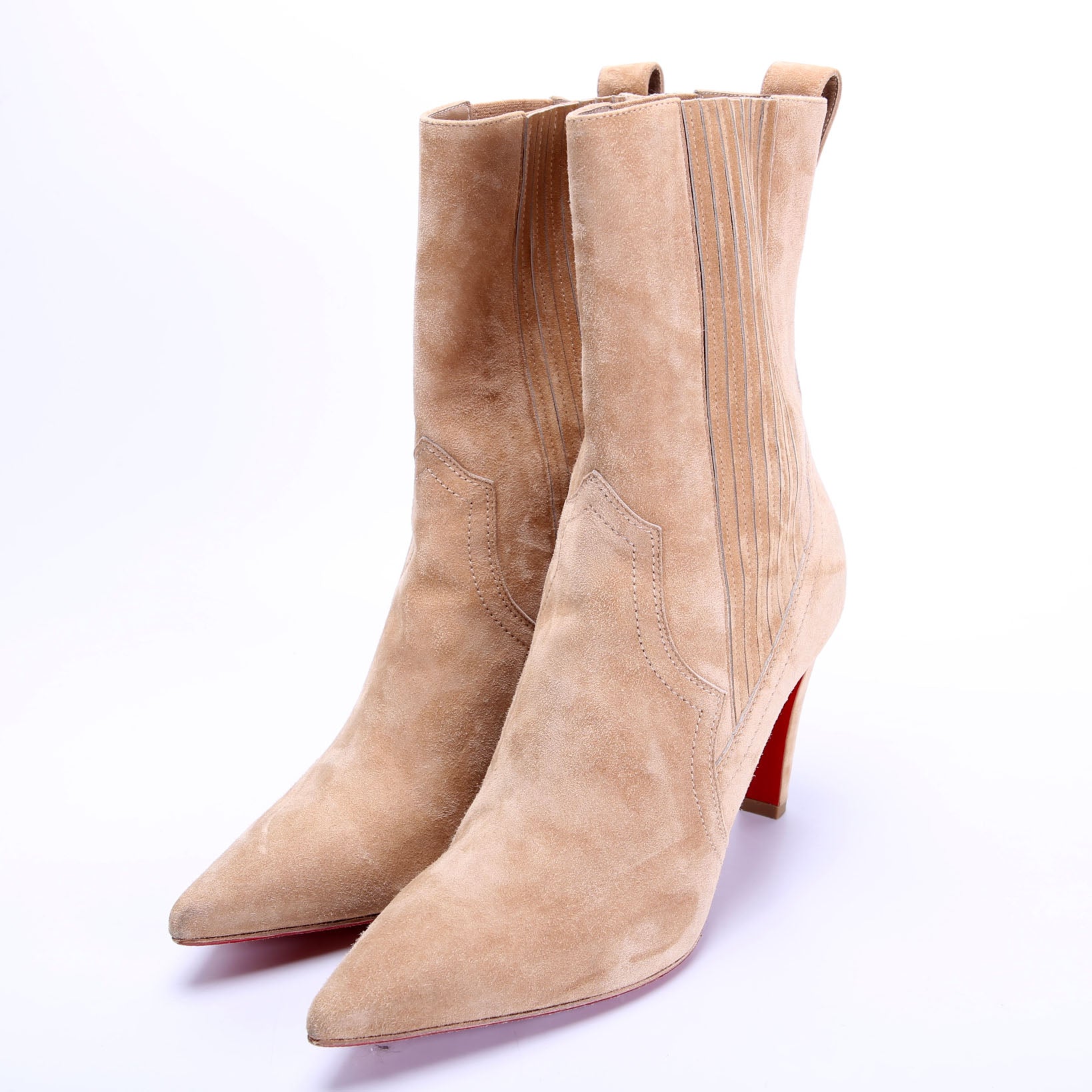 Santigag Suede 85MM Boots Size 38.5