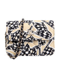 CC Flag Printed Clutch With Chain Canvas RFID