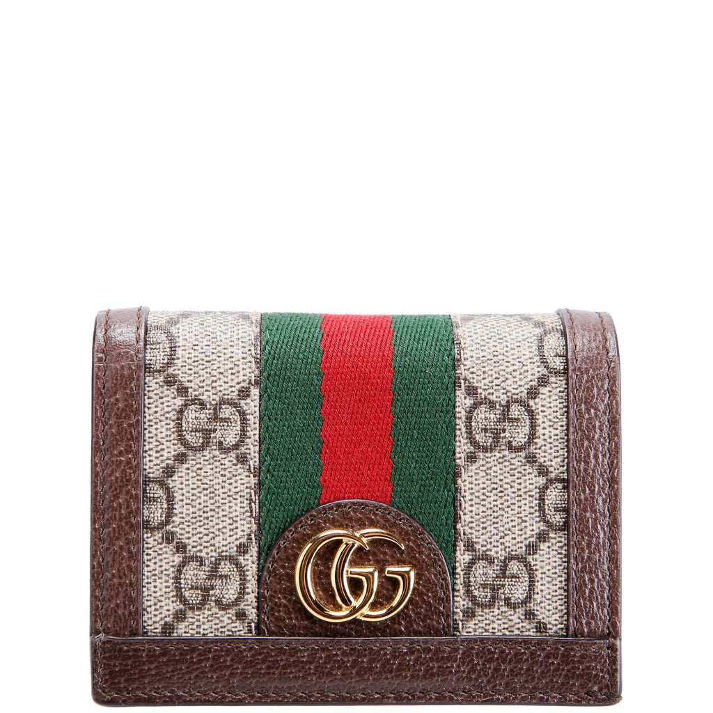 Gucci 523155 Ophidia GG Card Case Wallet