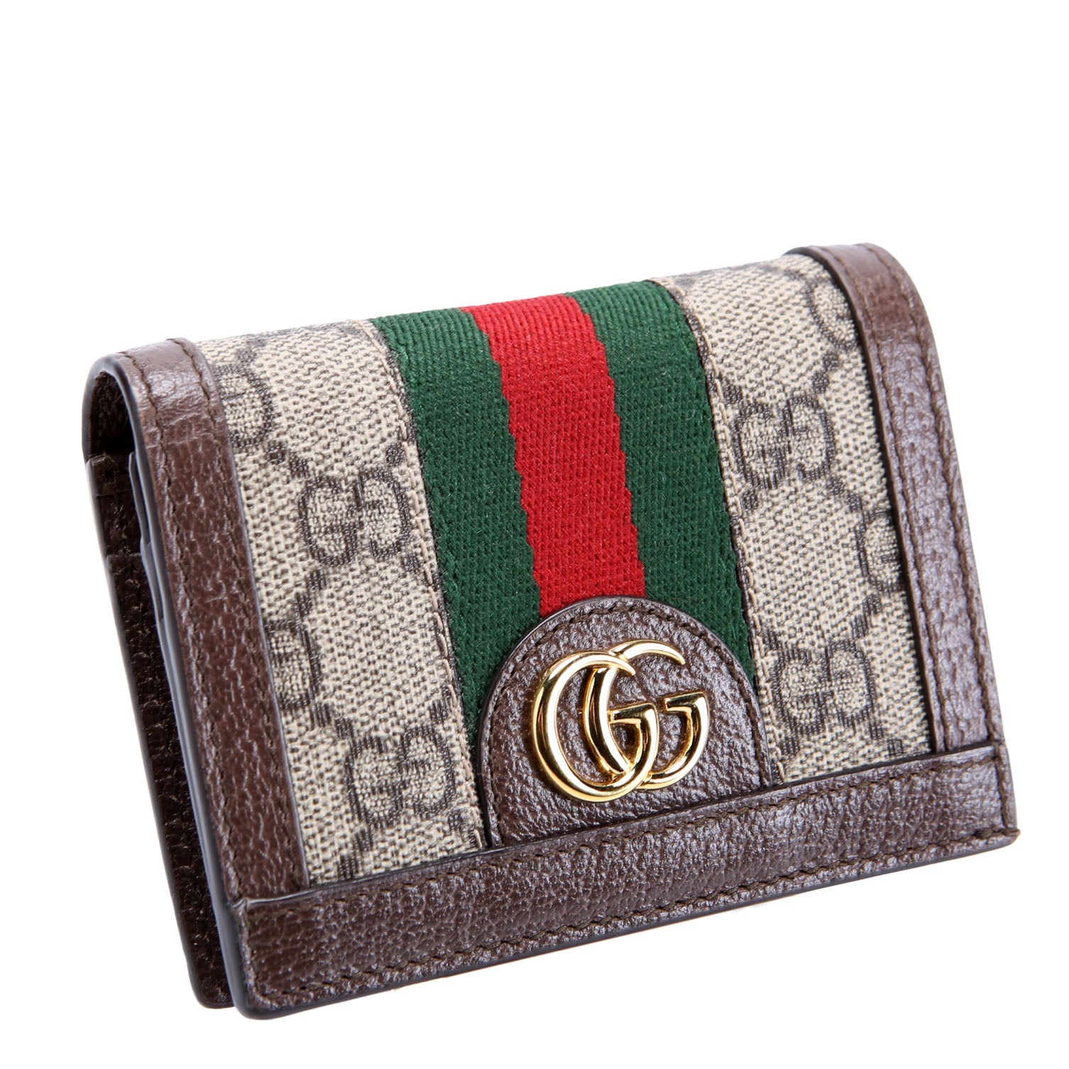 Gucci 523155 Ophidia GG Card Case Wallet