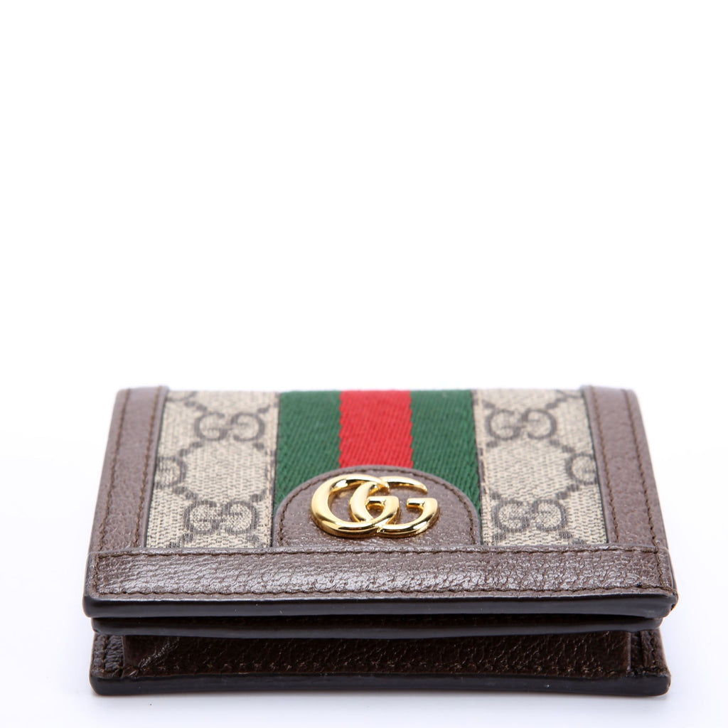 Gucci 523155 Ophidia GG Card Case Wallet