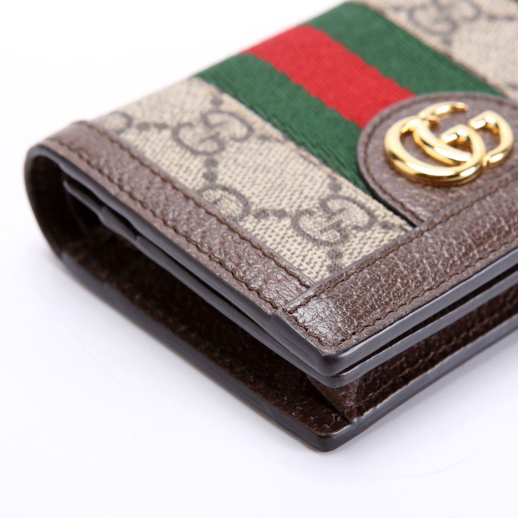 Gucci 523155 Ophidia GG Card Case Wallet