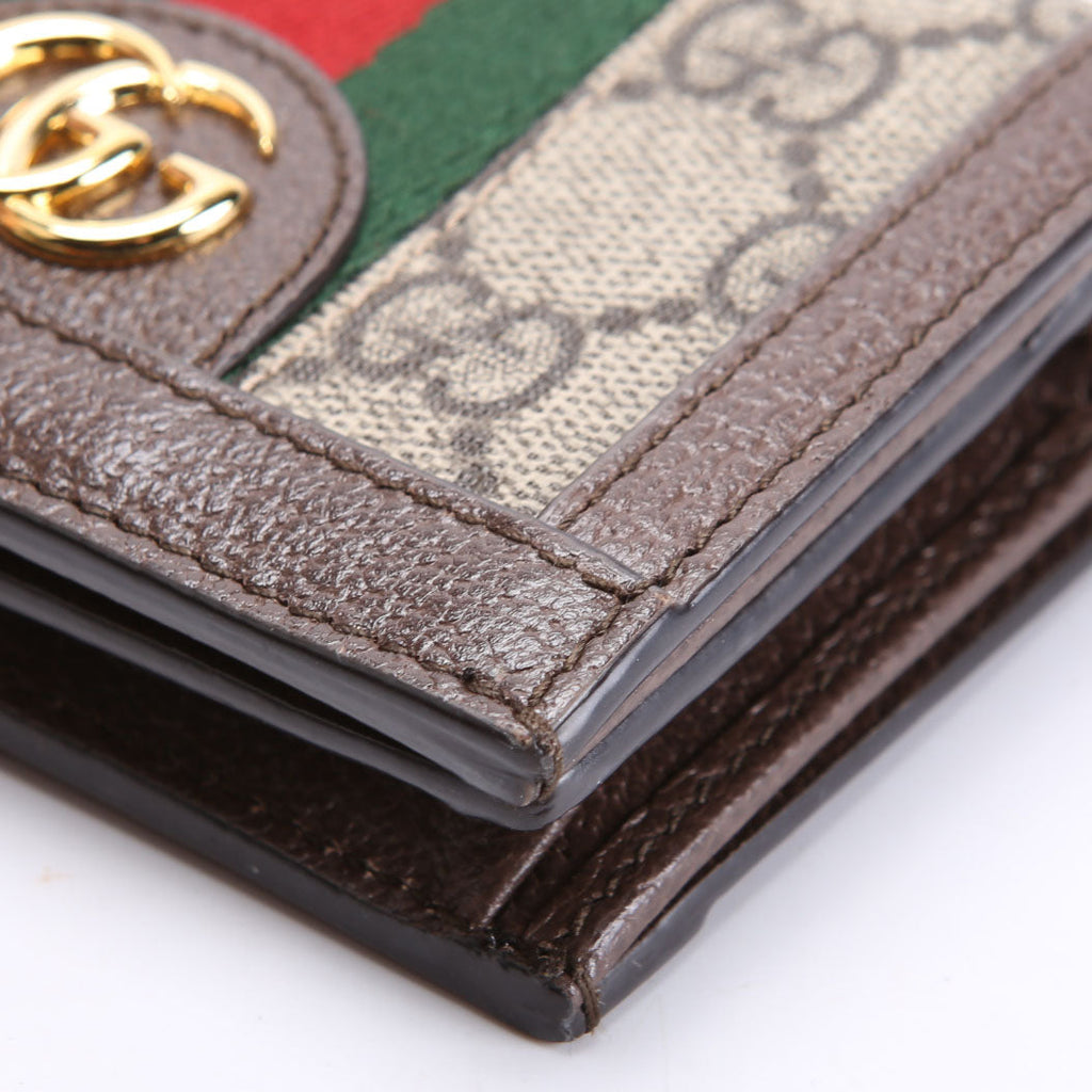 Gucci 523155 Ophidia GG Card Case Wallet