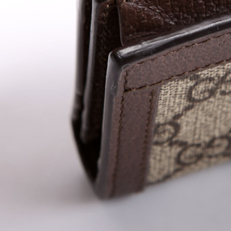 Gucci 523155 Ophidia GG Card Case Wallet
