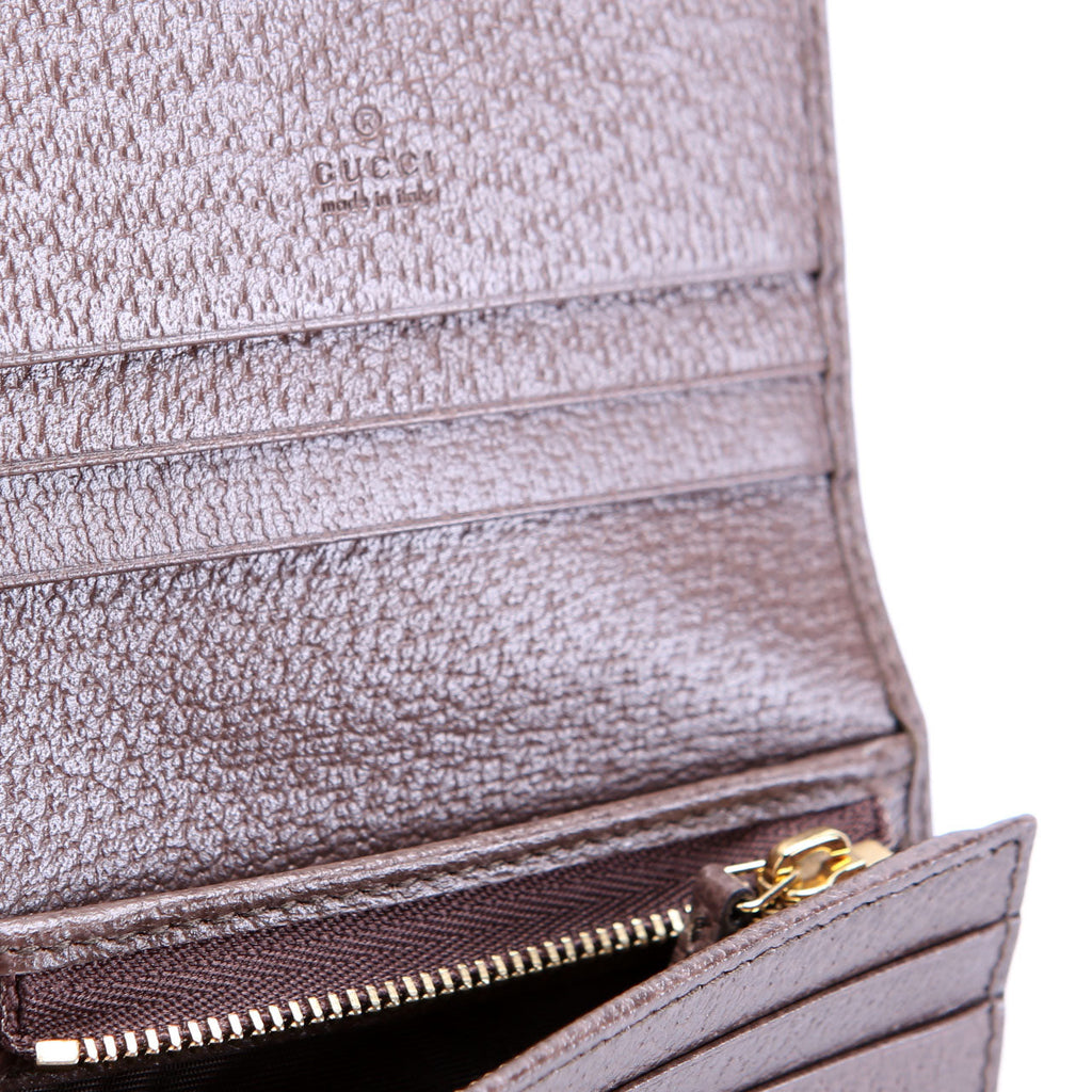 Gucci 523155 Ophidia GG Card Case Wallet
