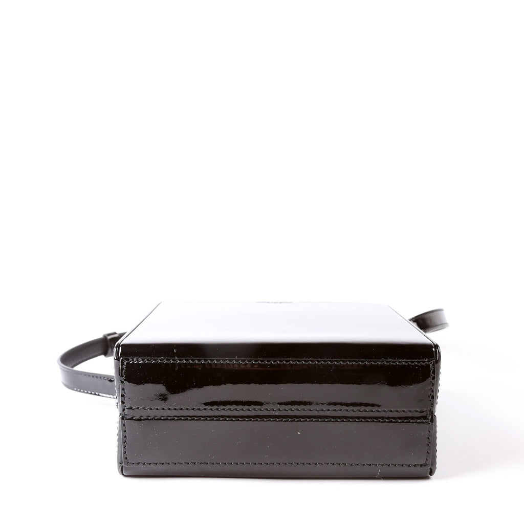 SAINT LAURENT Paris Camera Box Bag Patent 711431 Black