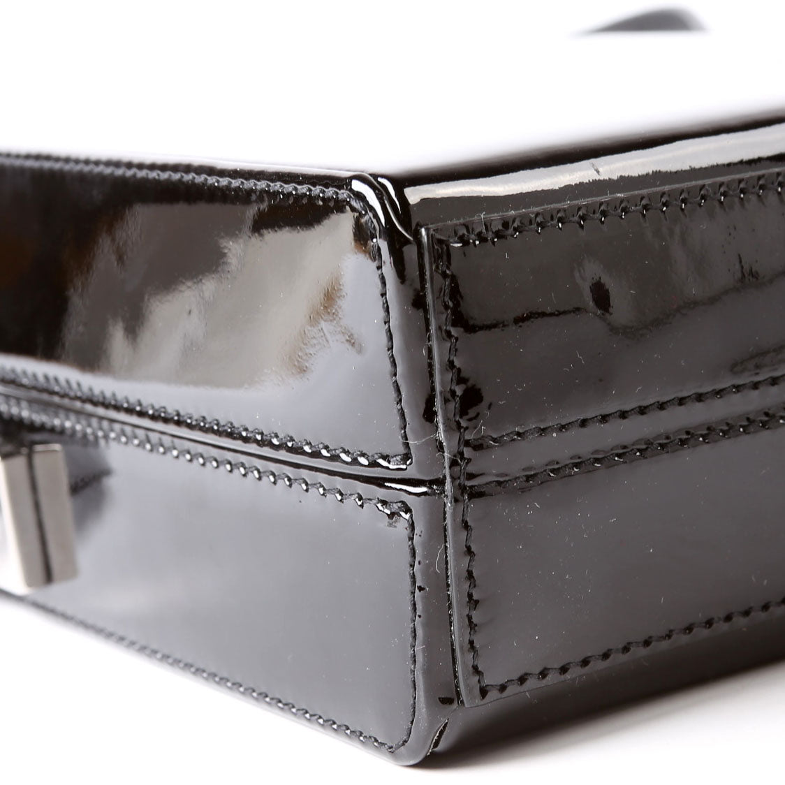 SAINT LAURENT Paris Camera Box Bag Patent 711431 Black