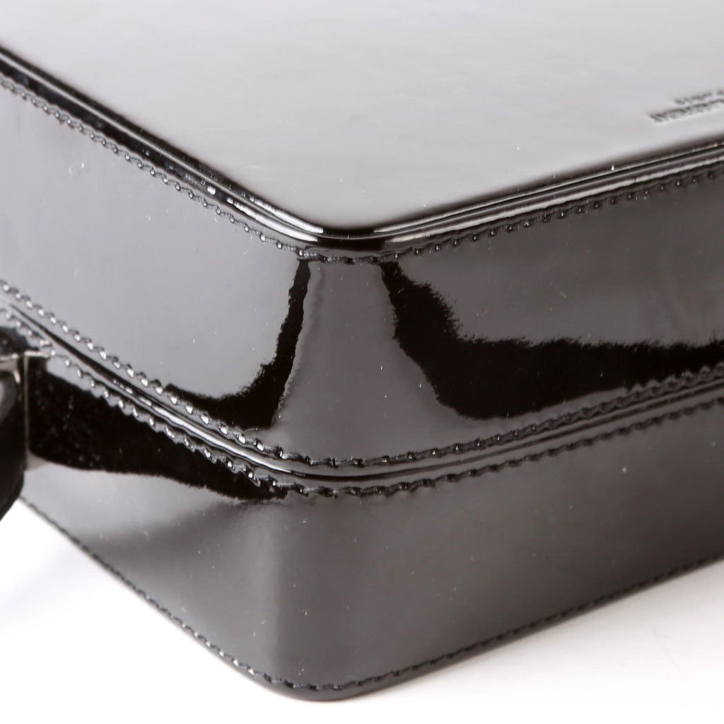 SAINT LAURENT Paris Camera Box Bag Patent 711431 Black