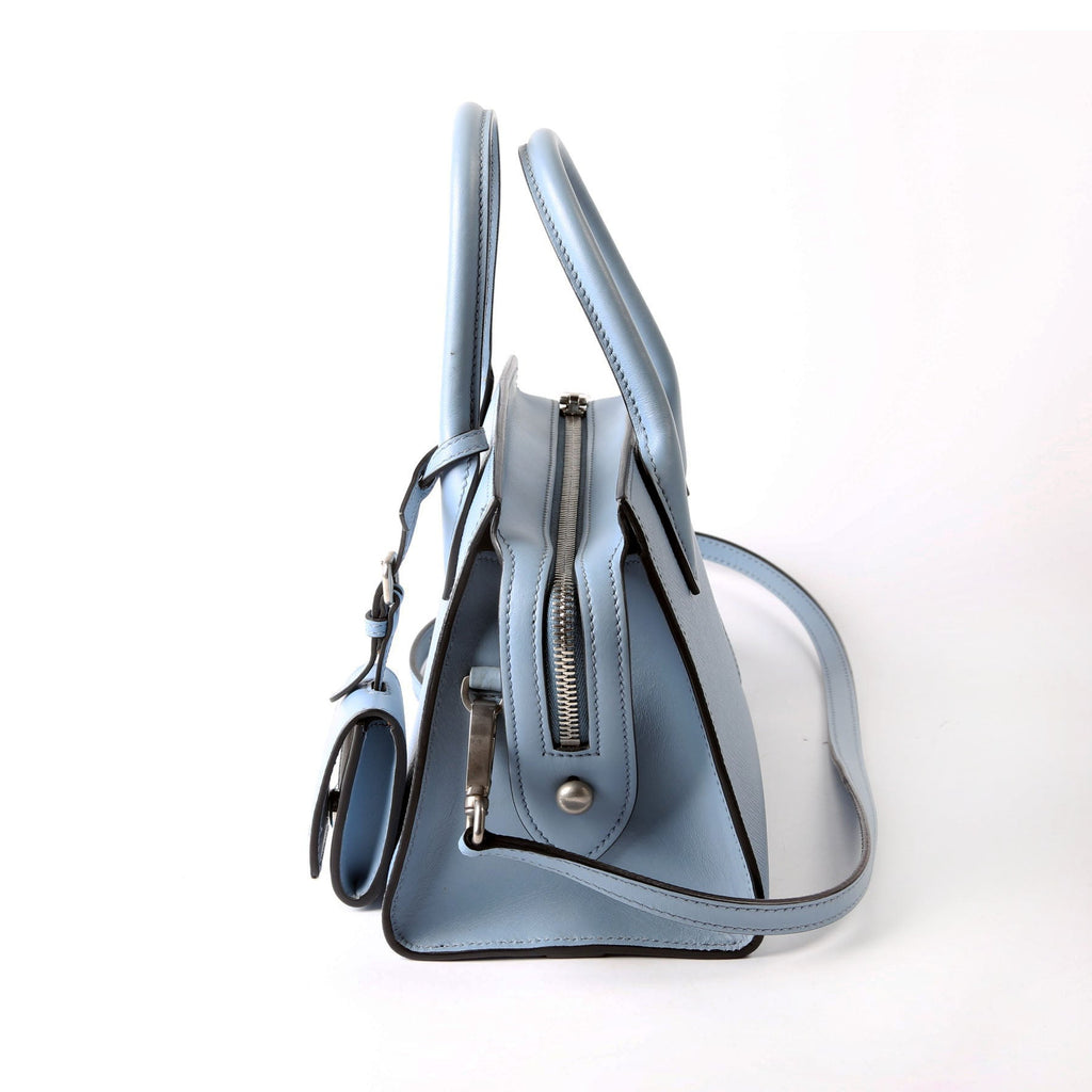 1BA269 Kristen Saffiano Satchel Blue