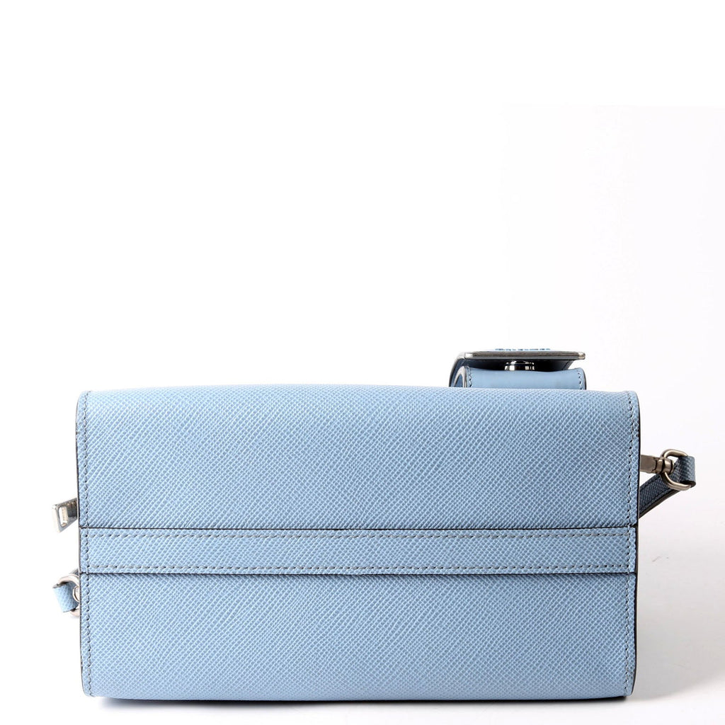 1BA269 Kristen Saffiano Satchel Blue