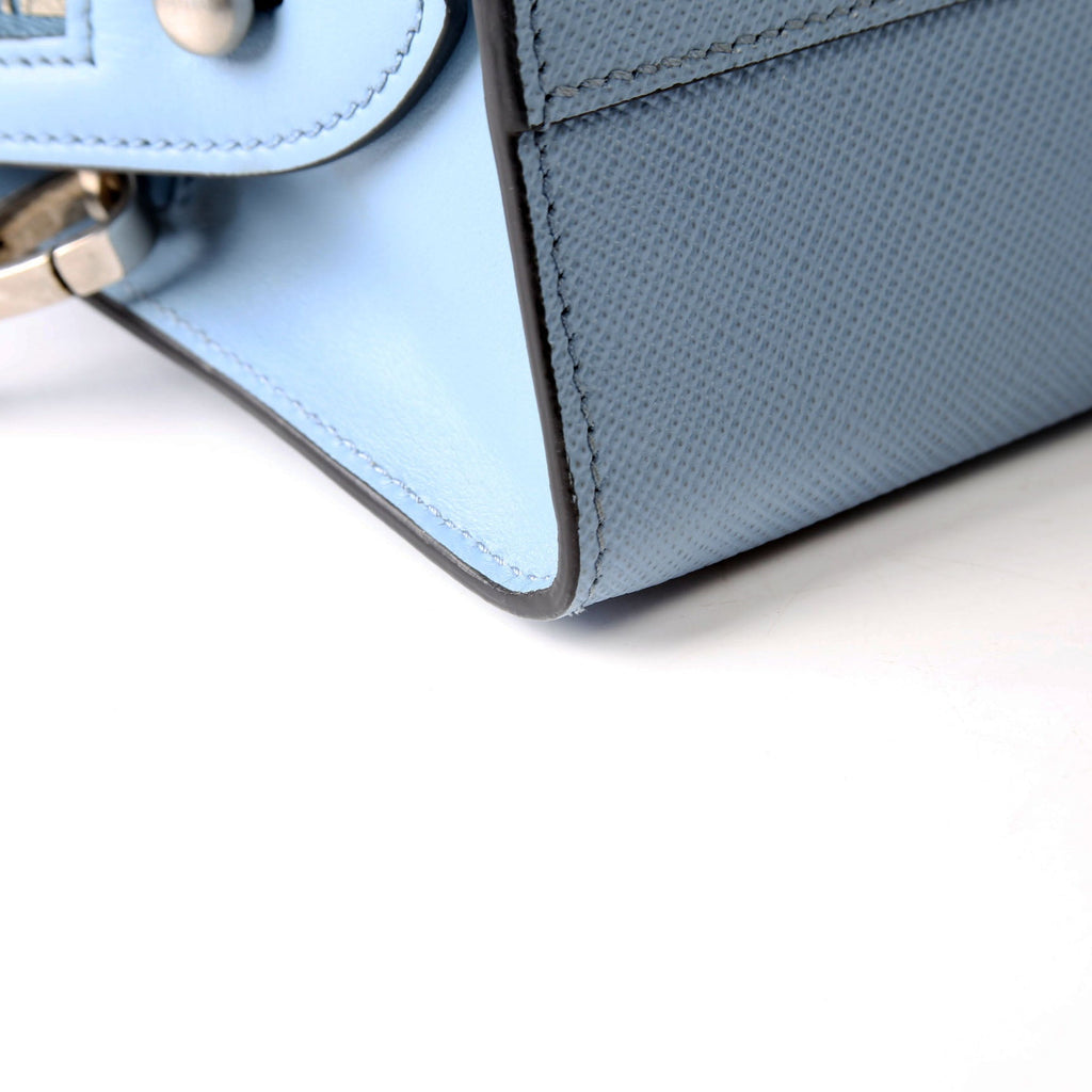1BA269 Kristen Saffiano Satchel Blue