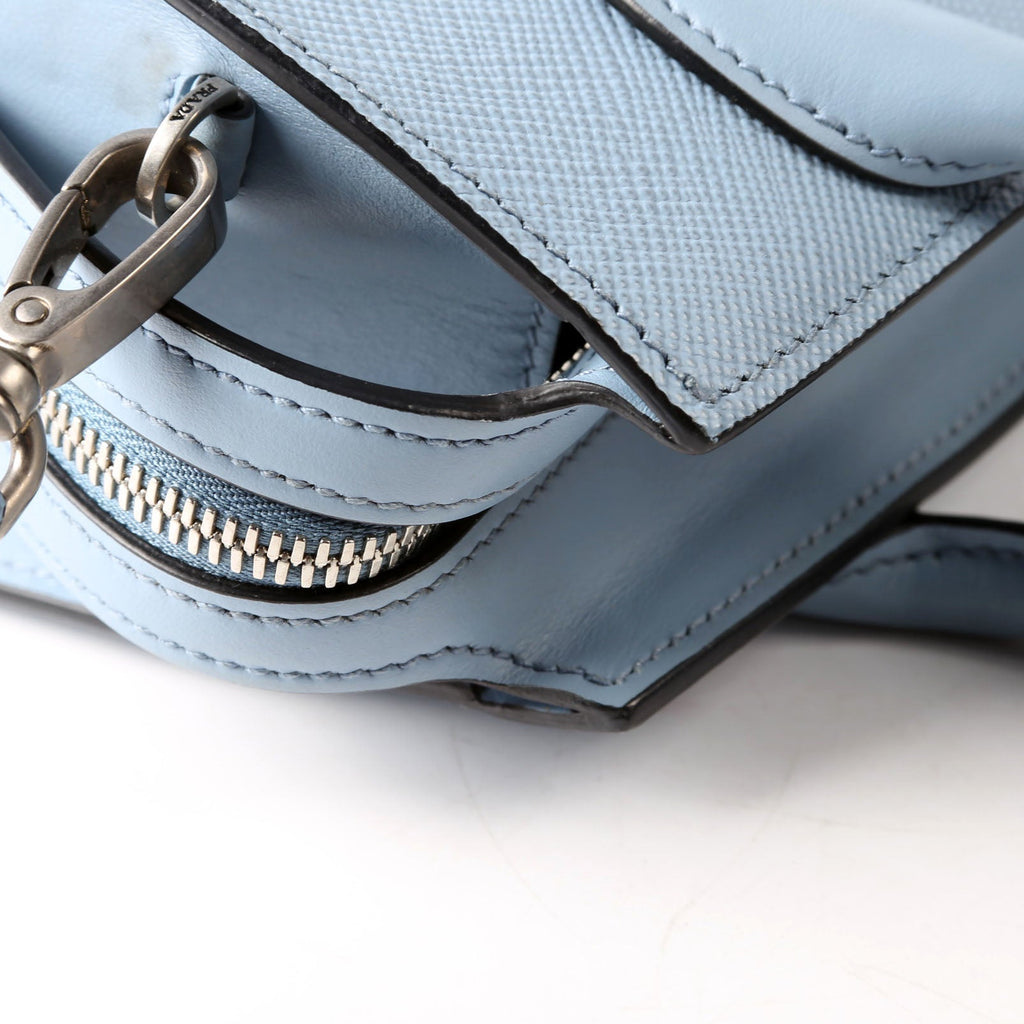 1BA269 Kristen Saffiano Satchel Blue