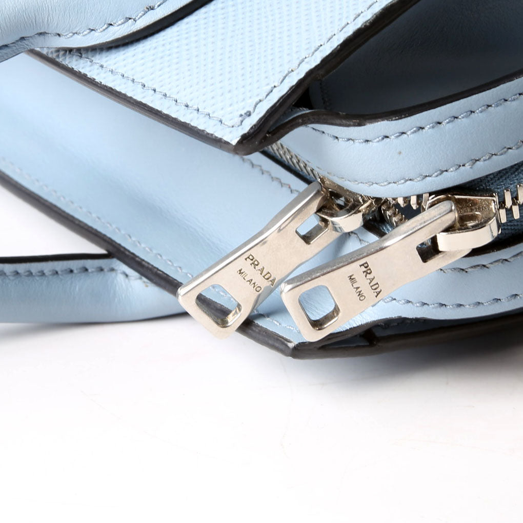 1BA269 Kristen Saffiano Satchel Blue