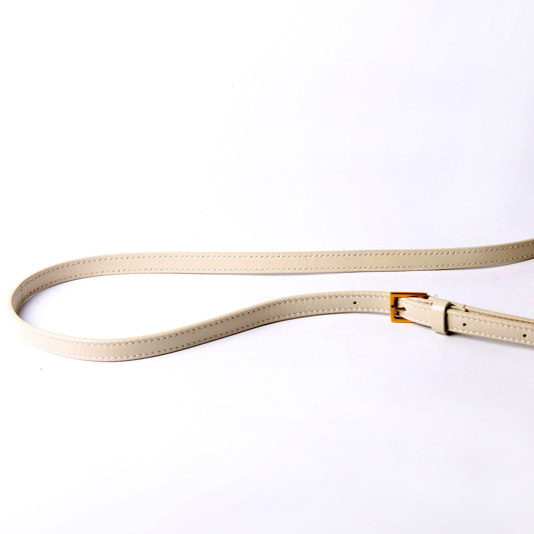 SAINT LAURENT Lou Camera Bag Quilted 574494 Ivory