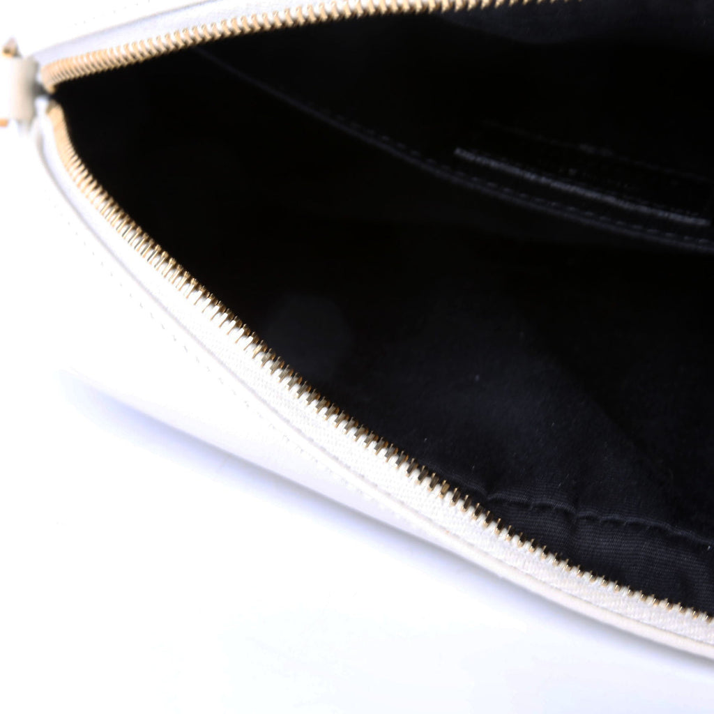 SAINT LAURENT Lou Camera Bag Quilted 574494 Ivory