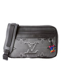 Expandable Messenger Capsule 2054 Calfskin Black/White