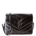 SAINT LAURENT LouLou Satchel Toy Crossbody 467072 Black