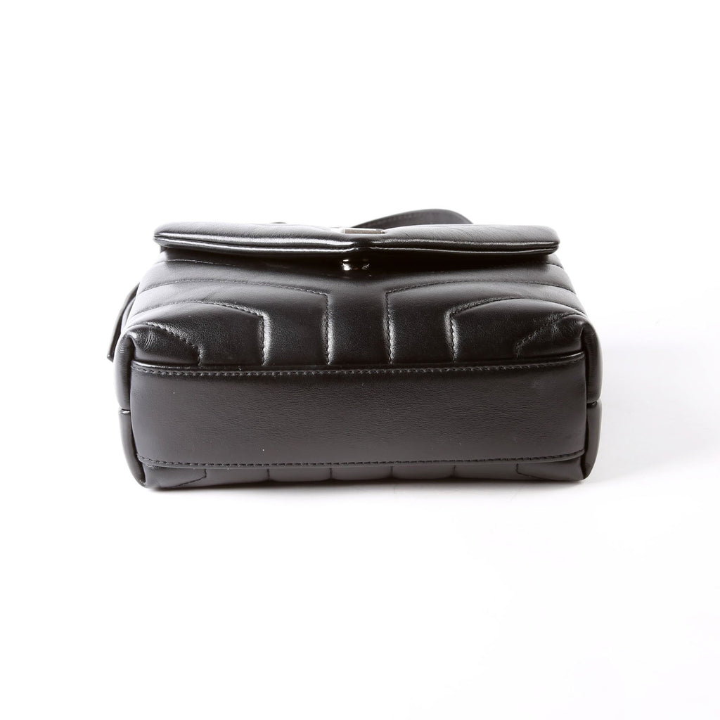 SAINT LAURENT LouLou Satchel Toy Crossbody 467072 Black