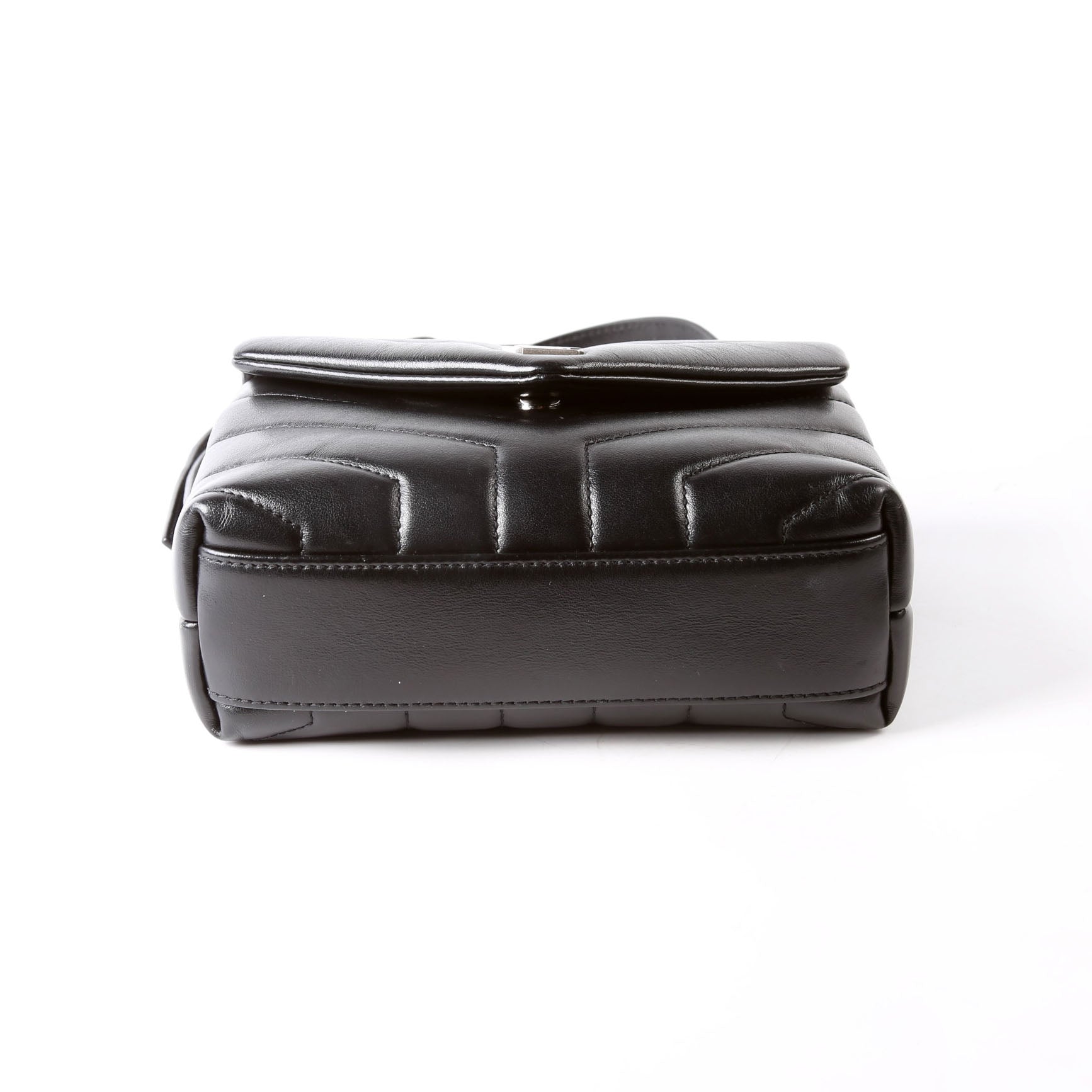 SAINT LAURENT LouLou Satchel Toy Crossbody 467072 Black