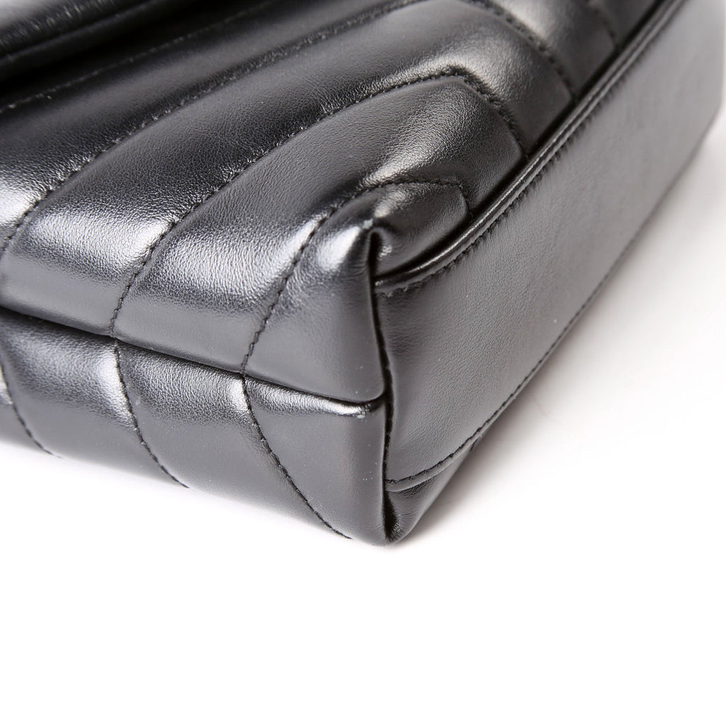 SAINT LAURENT LouLou Satchel Toy Crossbody 467072 Black