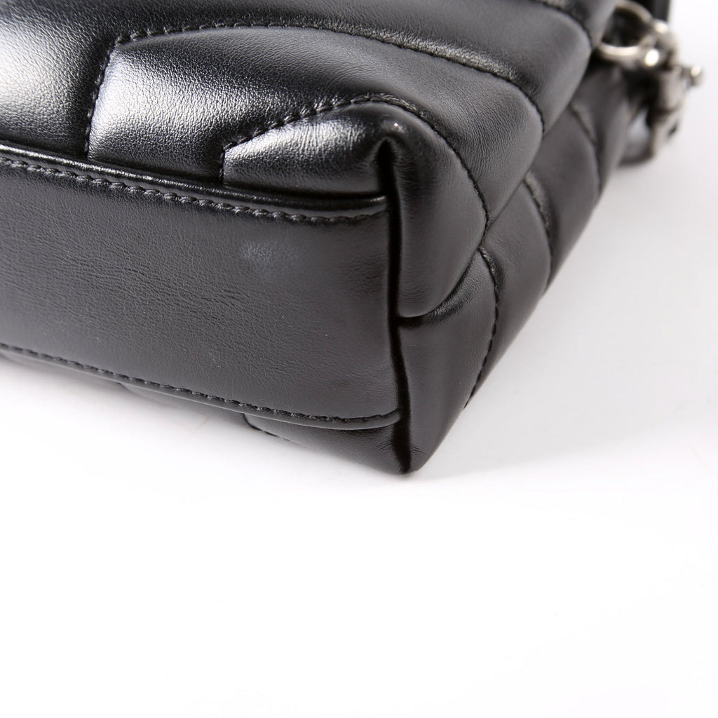 SAINT LAURENT LouLou Satchel Toy Crossbody 467072 Black