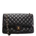 Classic Flap Jumbo Caviar 17-20M Black