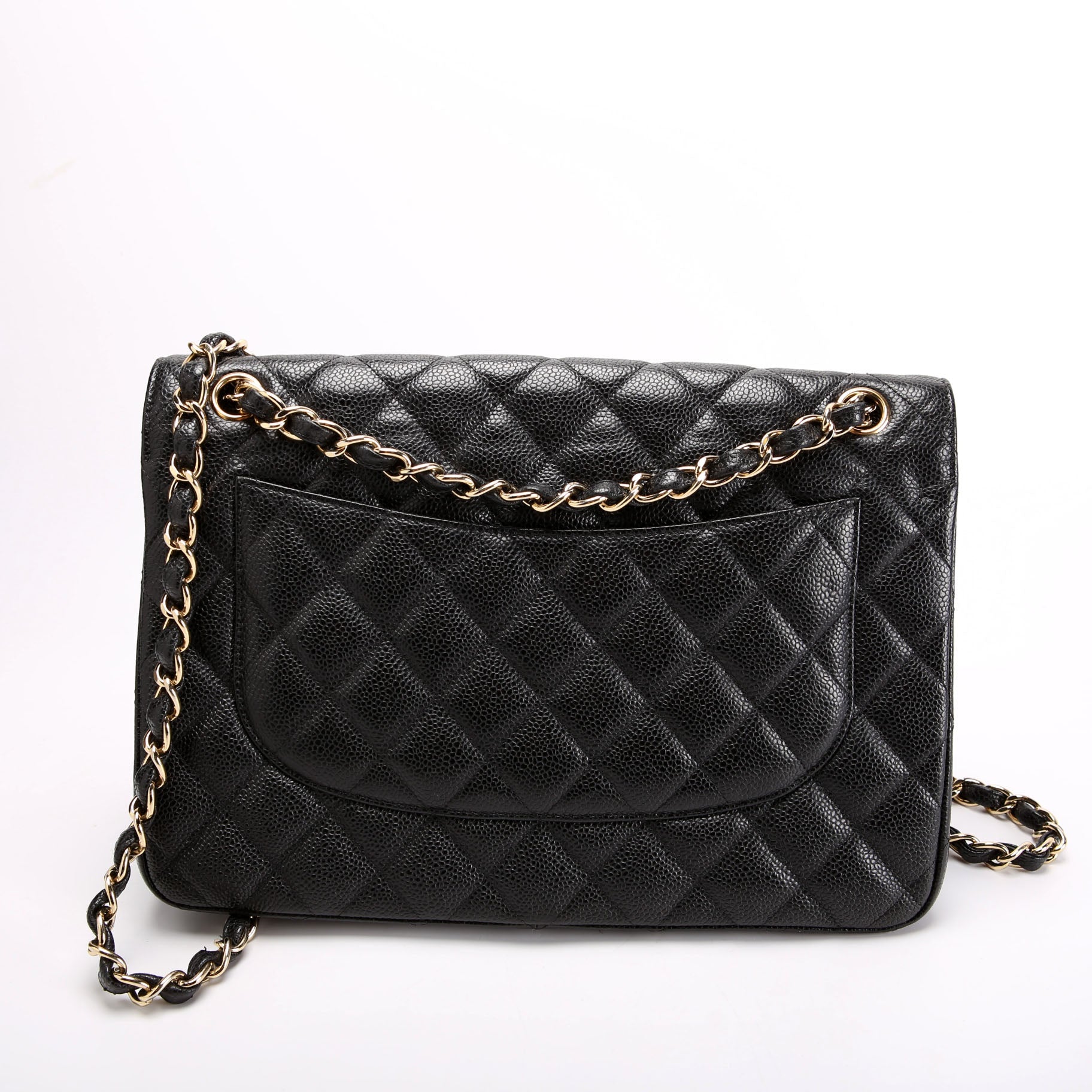 Classic Flap Jumbo Caviar 17-20M Black