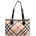 Nova Check Coated Canvas Zip Tote