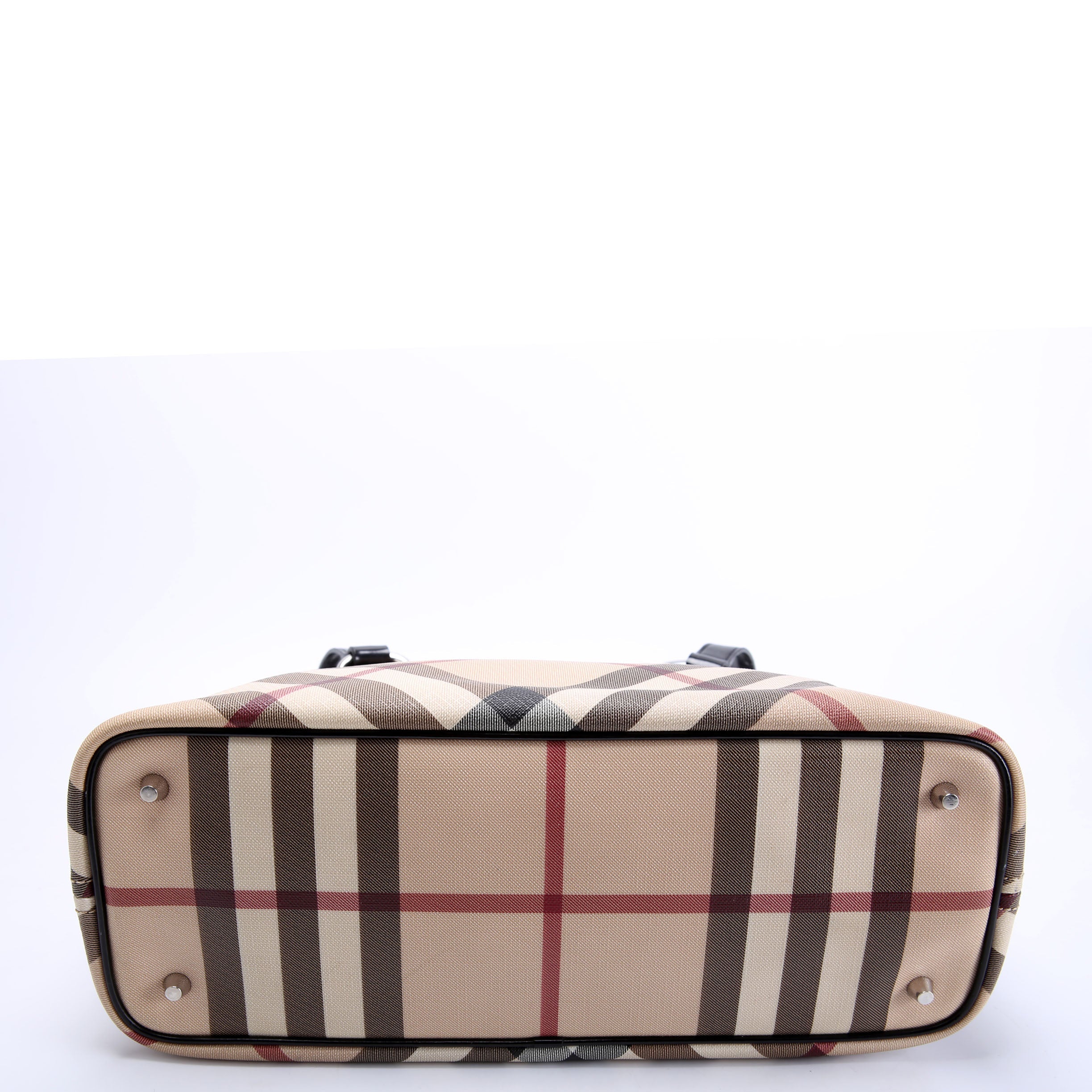 Nova Check Coated Canvas Zip Tote