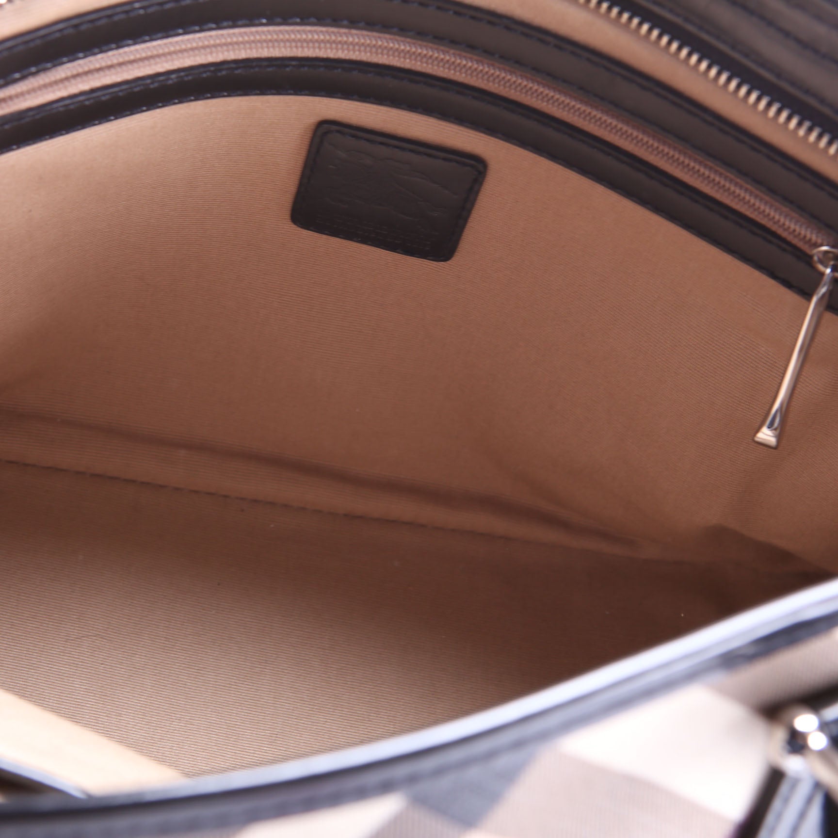 Nova Check Coated Canvas Zip Tote