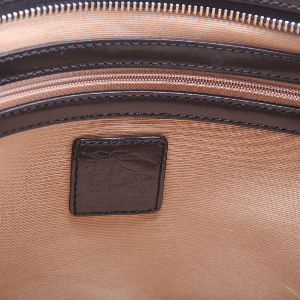 Nova Check Coated Canvas Zip Tote