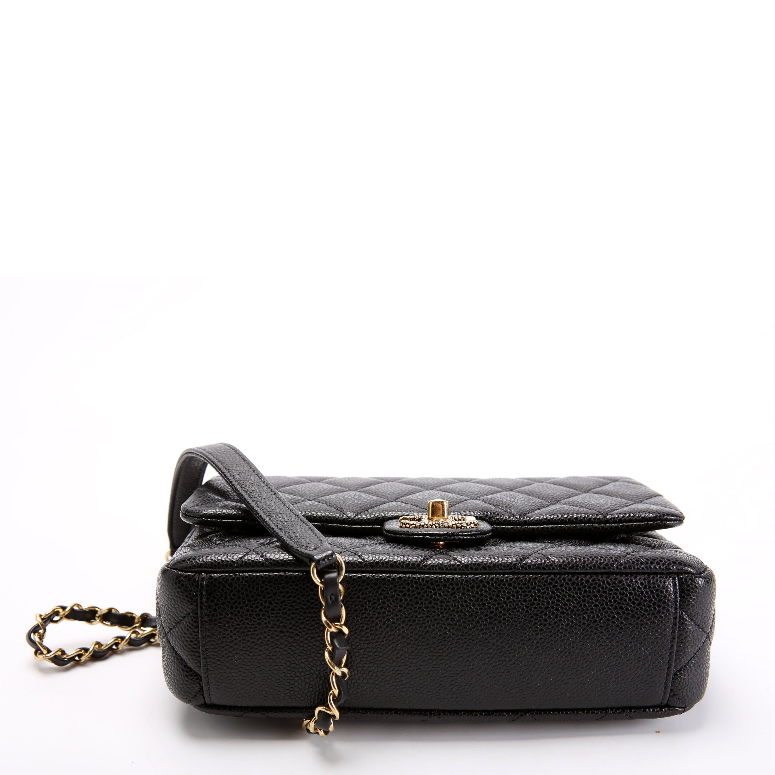 Classic Flap Small Caviar Black RFID