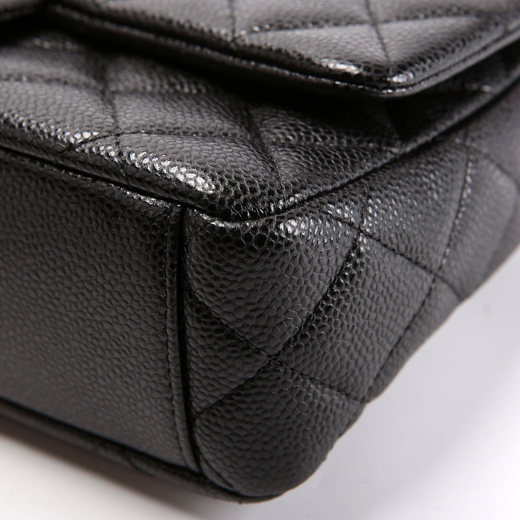 Classic Flap Small Caviar Black RFID