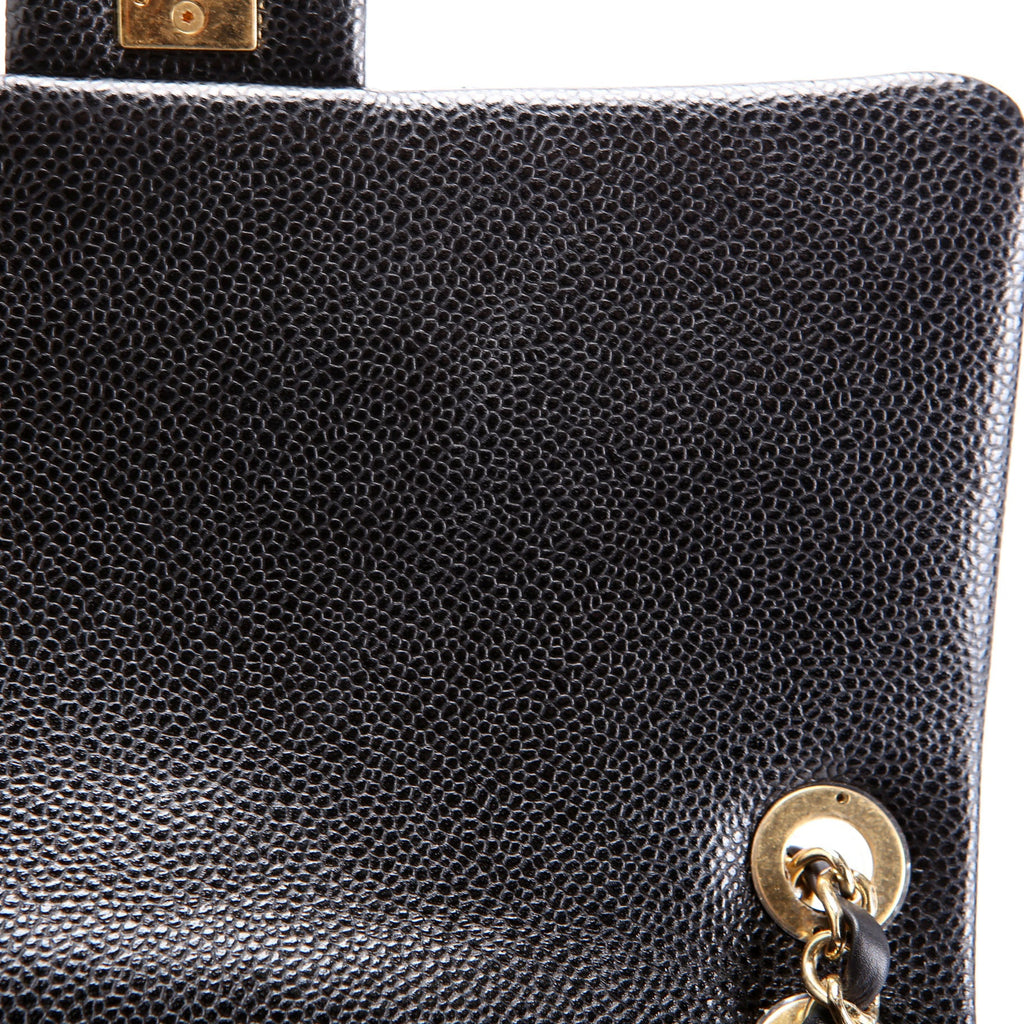 Classic Flap Small Caviar Black RFID