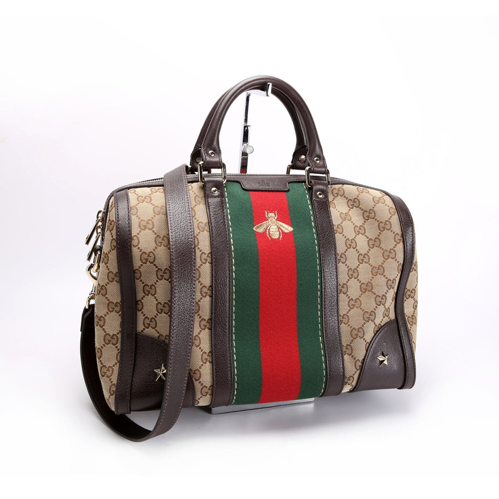 406868 Webby Bee Boston Bag Brown