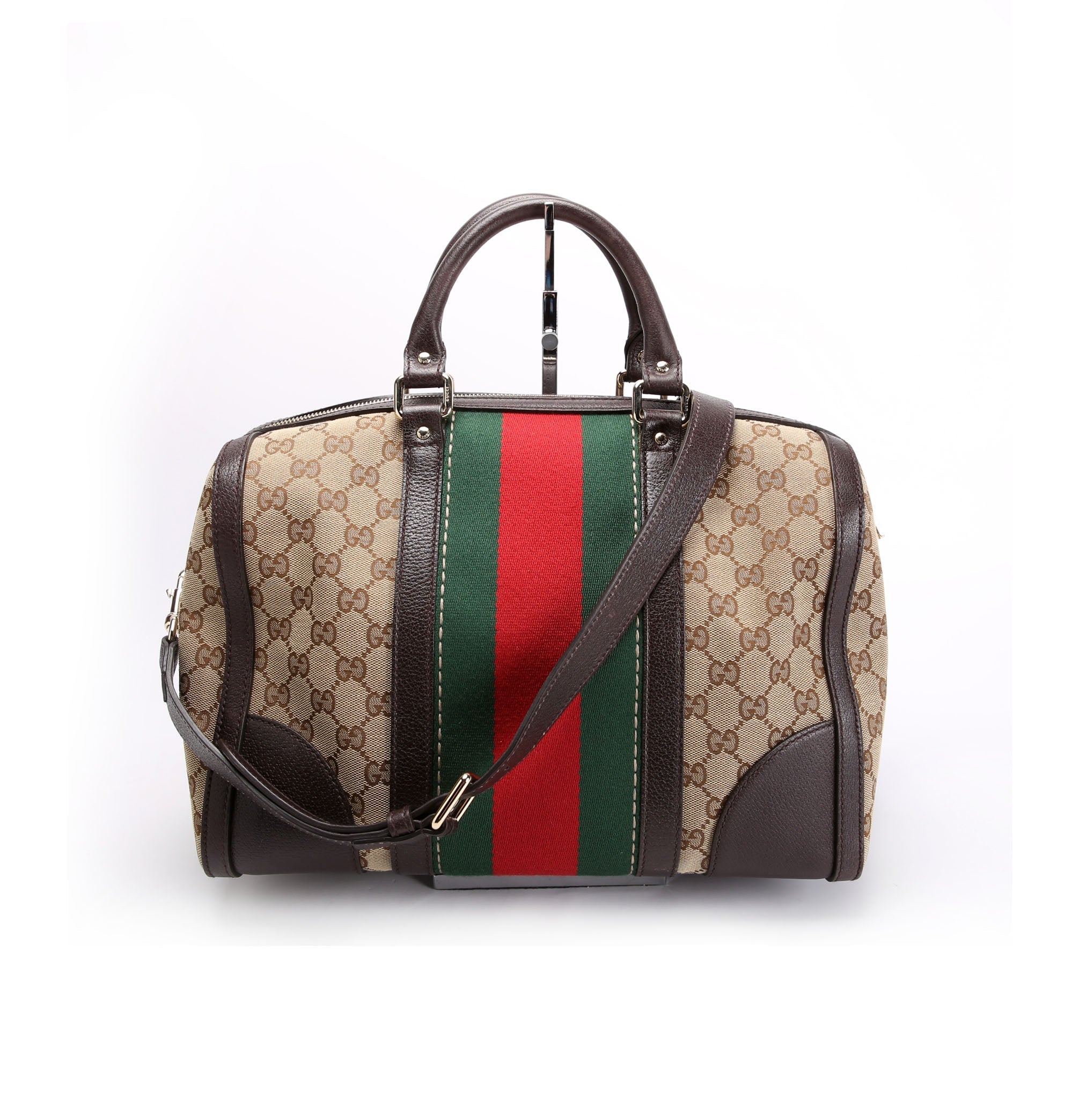 406868 Webby Bee Boston Bag Brown
