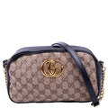 Gucci 447632 Marmont Small GG Canvas Camera Bag Black