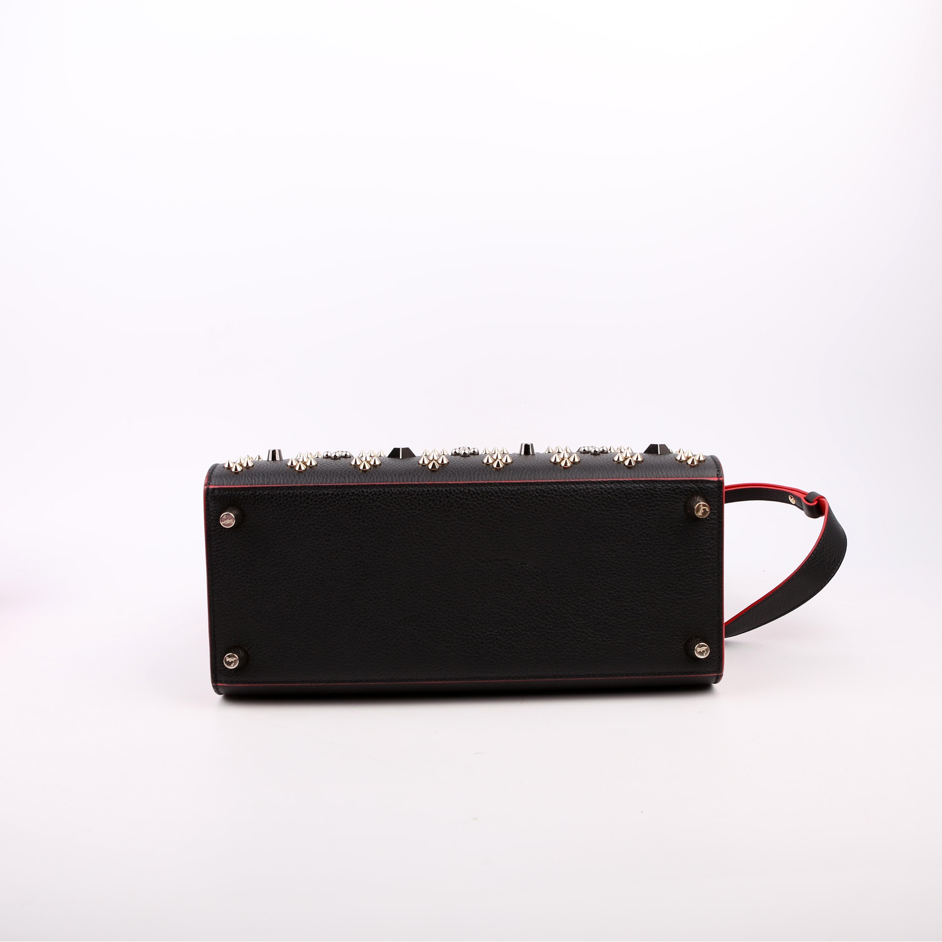 Paloma Medium Satchel Calfskin Spikes Loubinthesky